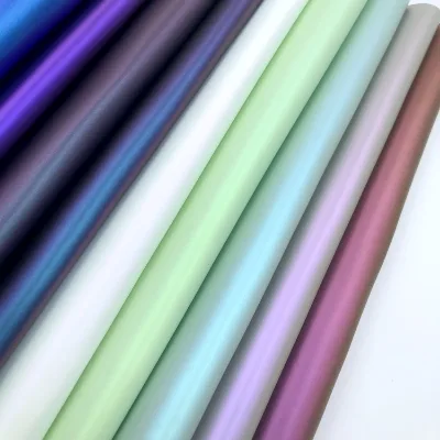 Chameleon Leather PU with Gloss Waterproof Multiple Colors for Bags Shoes Furniture Decorative Craft Costumes
