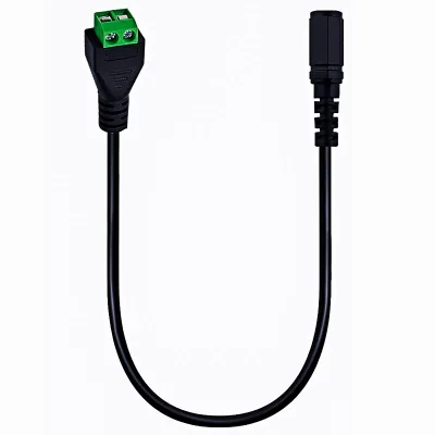 Solderless Connecting Cable DC5.5*2.1 Power Extension Cable Male-to-Female LED Lights for Security Monitoring Cameras Copper