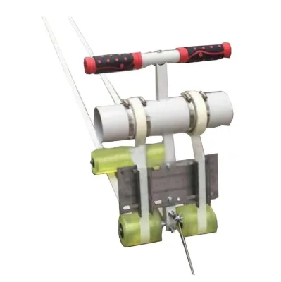 Hand Push Sports Field Tape Marking Machine, Pre-marking Tape Sticking Machine for Plastic Runway Basketball Court Line