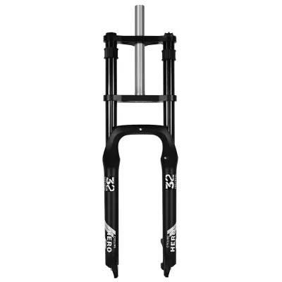 Fat Bike Fork 20*4/26*4.0 135MM Bicycle Fork Double Shoulder Spring Suspension Oil Pressure Forks for Snow Bike