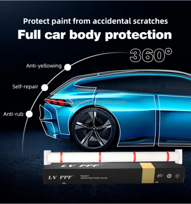 LV Brand TPH 7.5mil Car Film with Self-Healing UV/IR Protection Sand Proof Anti-Scratch 10 Years Warranty