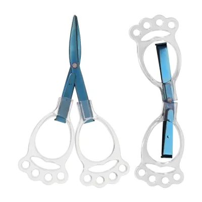 Foldable Cat Claw Scissors Multifunctional Sharp Snips for Thread Trimming Ribbon Cutting Sewing Edge DIY Handmade Craft Tools