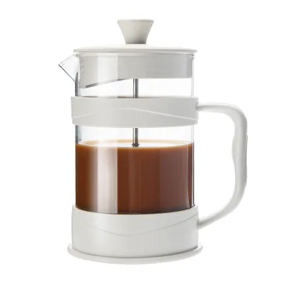 Home French Fine Filter Glass Tea Coffee Maker Hand Pressure Filter Cup Brewing Hand Flushing Portable French Coffee Press