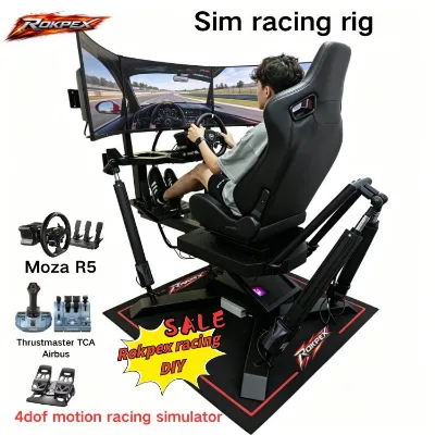 Other Amusement Park Products 6DOF Motion Platform F1 Car Racing 3 Screen Racing Simulator Game Equipment for Sale Shopping Mall