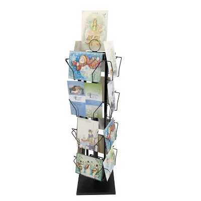 Custom Metallic Pop up Graphics Gift Business Card Show Advertising Board Rack Card Display Frame Holder Stand