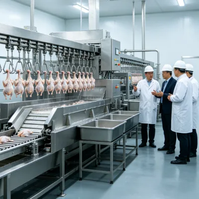 Global Shipping Chicken Slaughter Line Poultry Slaughter Custom Design CE Certified Automatic Abattoir Poultry