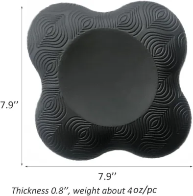 Non-slip TPE Portable Eco-Friendly Protective Kneeling Pads for Yoga Pilates Exercise Balance