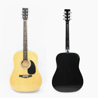 Acoustic Electric Guitar with Solid Spruce Top and Mahogany/Rosewood Sides Catalpa Neck Bass Type Stringed Instrument