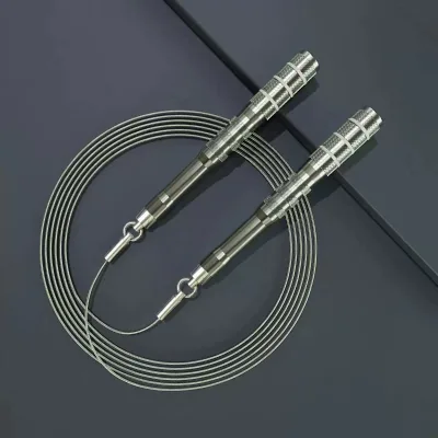 TBFIT Fitness High Speed Aluminum Alloy Jump Rope Handle Durable Silicone Grip Customizable Logo Unisex Home Commercial Gym Use