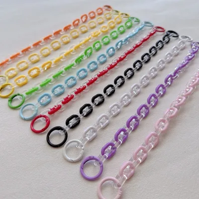 DIY Acrylic Colorful Chain Buckles & Links-Versatile Bag Handles, Backpack Hanging Ornaments, Purses & Craft Accessories