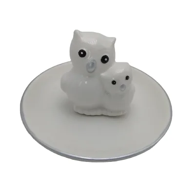Unicorn Mother and Baby Ceramic Jewelry Ring Dish Tray Custom Trinket Plate Tray Gift & Craft for Kids