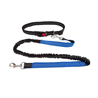 Custom Tangle-Free Retractable Hands Free Cotton Rope Dog Leash Pvc Dog Leash Simple No Handle Dog Leashes Pet Running Lead