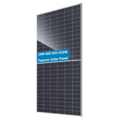 Dustproof Waterproof Risen Panel 605-630W JAM66D45 LB Motor Efficient N-Type Photovoltaic Solar Panel for Industrial Automation
