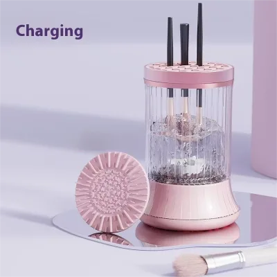 Electric Makeup Brush Cleaner Efficient Electric Makeup Brush Cleaner Machine for Thorough Brush Cleaning