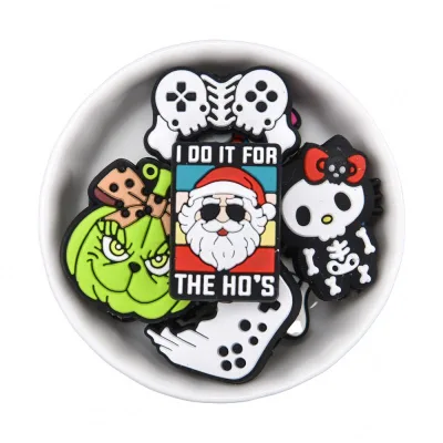 Hot Selling Christmas Silicone Focal Beads Beaded Pen Focals Halloween  Focal Beads Silicone Bulk for Pen Making Diy Jewelry