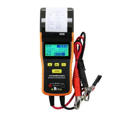 GOYOJO 3026 Digital Printable 12V Storage Battery Tester Shenzhen China 9-18V Test Charging Electronic Measuring Instrument