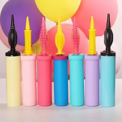 10 Inch High Quality Portable Manual Balloon Pump Air Inflator Small Size for Christmas Party Balloon Inflating