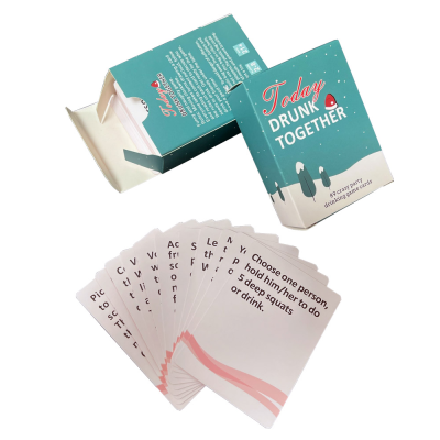 Fun Drinking Game Card Printing Adults Parties Card Game Custom