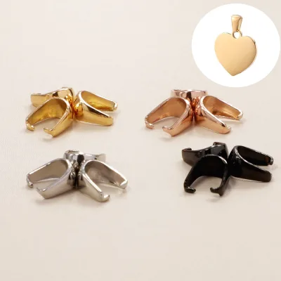 Jinyuan Stainless Steel Arc-shaped Sunflower Buckle Pendant Thickened Universal Color-retaining Clip DIY Handmade Jewelry