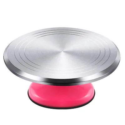Top Quality Professional Stainless Steel Cake Turntable Decorating with Height 135mm