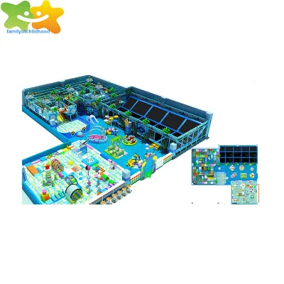 Ocean children maze indoor playhouse for sale