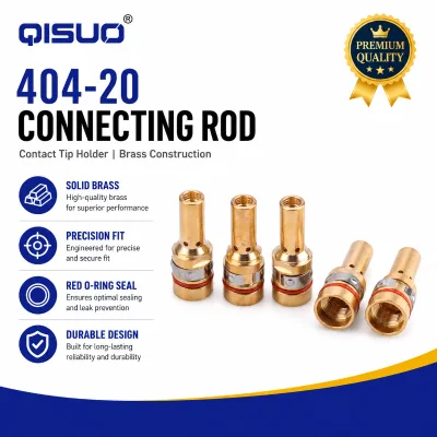 404 20 Connecting Rod Contact Tip Holder Brass MIG Welding Torch Parts Welding Consumables Replacement