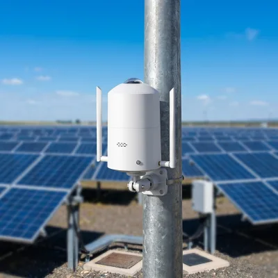 HONDETECH All Sky Imager Solar PV Power Prediction 4K UHD 180 Fisheye Cloud Cover Monitor for Solar Plant Performance Monitoring