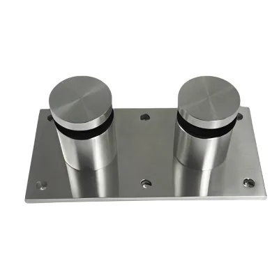 OEM ODM Stainless Steel Wall Mounting Plate with Glass Rail Standoff Bracket for Bridge Deck Balcony & Stair Railings