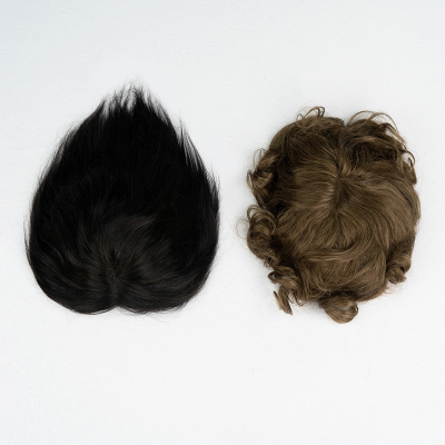 Afro Hair Indian Remy Human Men Light Destiny Pu and Lace for Woman Long Curl Wigs Mens Density Toupee for Man Human Hair