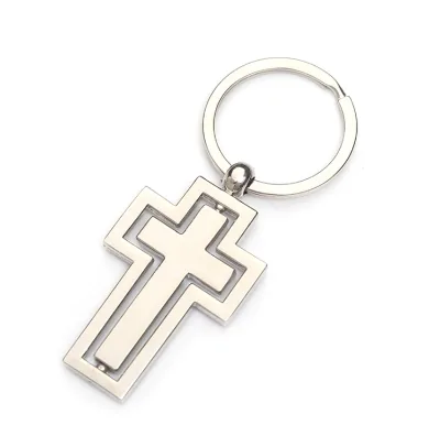 Wholesale Christian Gifts Keychain Jesus Cross Charms Pendant Crucifix Keychain