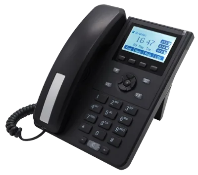 WiFi SIP Phone Entry Level Business Hotel VoIP Telephone OEM Basic Smart Design Slim Desktop IP Phone POE Telephony PHA21N