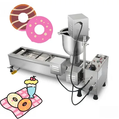 Continuous Donut Glazing & Sugaring Coating Machine - Stainless Steel