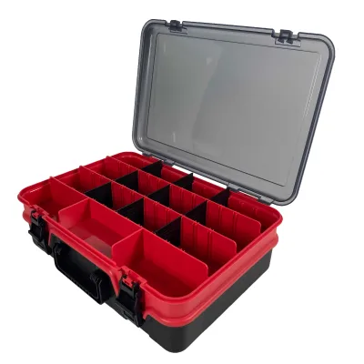 Waterproof Double-Sided Fishing Tackle Box Lure Storage Boxes Bait Organizer