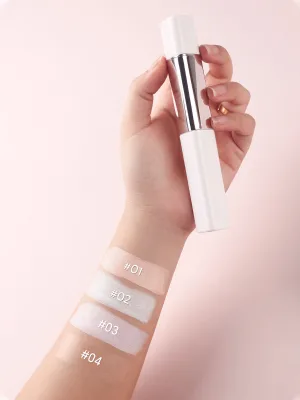 Hot Selling 4 Color Concealer Highlighter Primer with Brush Pigment Moisturizing Foundation Stick