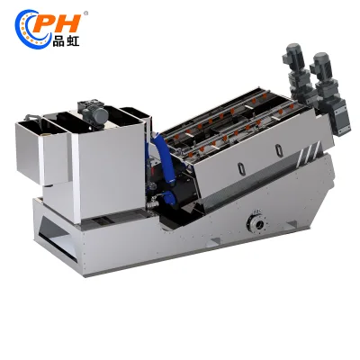 Sludge Dewatering Screw Press Sludge Dehydrator Instalasi Pengolahan Air Limbah Volute Screw Press Sludge Dewatering Machine