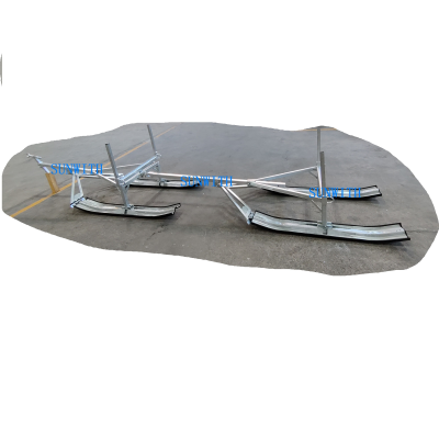 ATV Durable Steel Snow Sled for Snowmobiling and Winter Sports