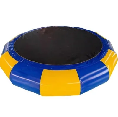 Popular Inflatable Jumping Games Water Trampoline with Slide for Water Park Games