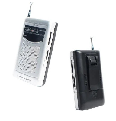 Retro Fortune Am Fm Portable Pocket Radio Best Reception and Longest Lasting with a Built in Large Speaker Emergency Kit