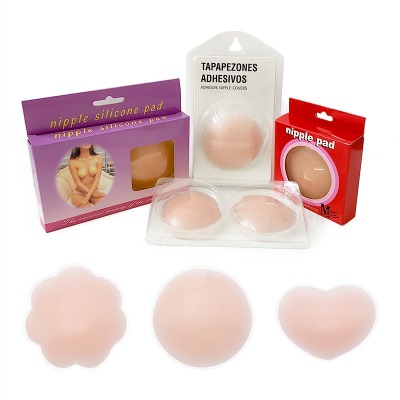 Silicone Nipple Covers Female Breast Pasties Chest Pads Sexy Lingerie for Evening Dress Comfortable Adhesive Nipple Petals