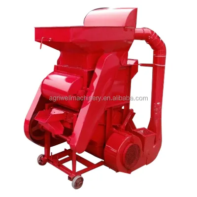 800-1000kg/h Production Capacity Factory Direct Sale diesel Engine Driven Manual Groundnut Decorticator Sheller Machine