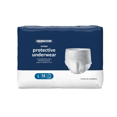 Basics Unisex Protective Underwear Overnight Absorbency Large 14 Count