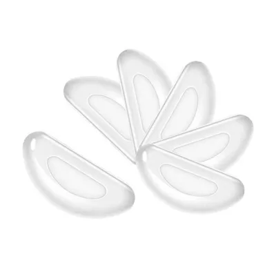 Soft Comfort Silicone Nose Pads for Glasses, D-Shaped 2mm Anti-Slip Replacement Grips