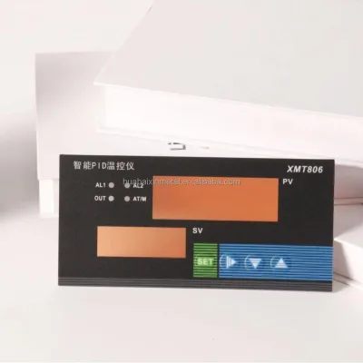 Huabaixin Custom PVC Face Sticker Film Transparent Window PET Digital Display Button Signage PC Panel Bulge Service Equipment