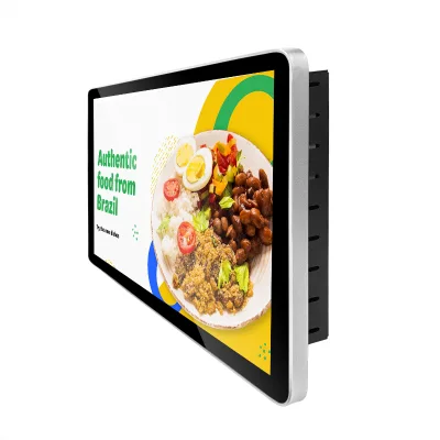 Custom 18.5" Android Digital Signage Display  with WiFi-6, HDMI, and Wall Mount for Retail/Public Guidance