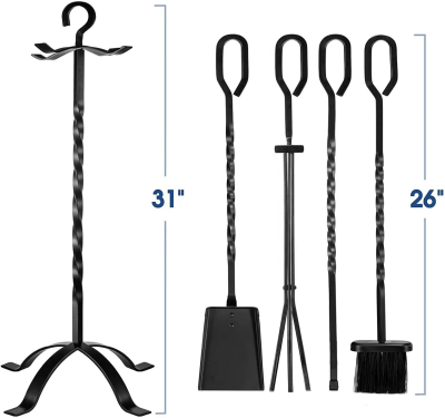 Hot Sale Fireplace Tools Set, Shovel, Poker, Tong ,brush /fire Se