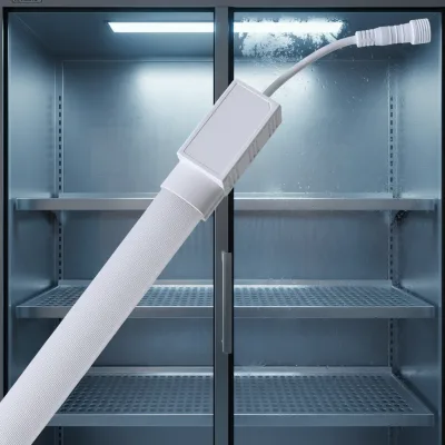 Durable IP67 4000K Neutral White LED Strip Low Temp Resistant No Flicker Anti-Glare CRI 80 Linear Freezer Tube Cold Light