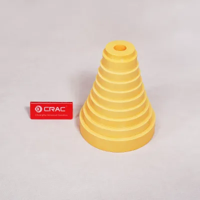 CRAC Factory Direct Yellow Zirconia Ceramic Rings Zirconia Ceramic Capstan and Cone-Custom Cutting and Welding Services