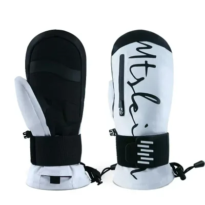 Yaleda New Men Women Ski Snowboarding Gloves Wrist Guards Touchscreen Compatible Non-Slip Waterproof Full Finger Winter Gloves