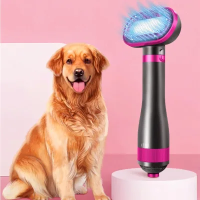 Pet Dog Dryer Quiet Dog Hair Dryers and Comb Brush Grooming Kitten Cat Hair Comb Puppy Fur Blower