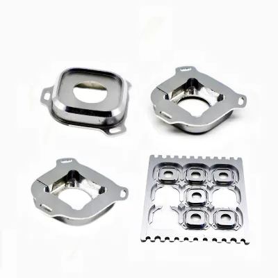 Custom CNC Secondary Machining Stainless Steel Deep Drawn Square Housing Electronic Sheet Metal Precision Parts